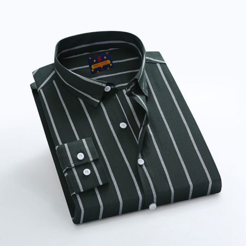 Men’s Premium Quality Stripe Shirt - Image 3