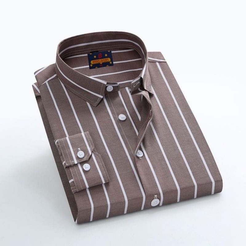 Men’s Premium Quality Stripe Shirt - Image 9