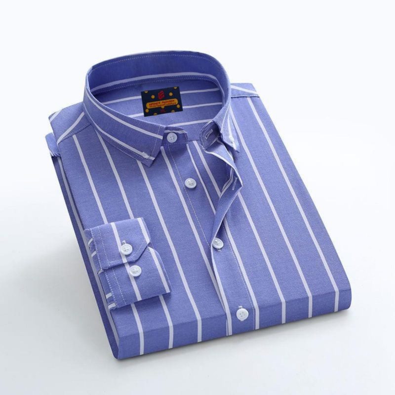 Men’s Premium Quality Stripe Shirt - Image 8